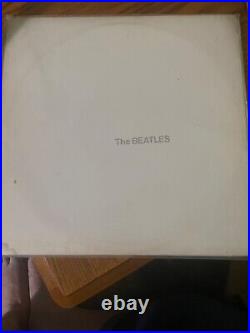 THE BEATLES 2 LP The White Album CAPITOL on White Vinyl w Pictures & Poster