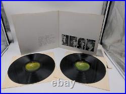 THE BEATLES 2 LP WHITE ALBUM 1968 EMBOSSED & NUMBERED WITH POSTER vinyl