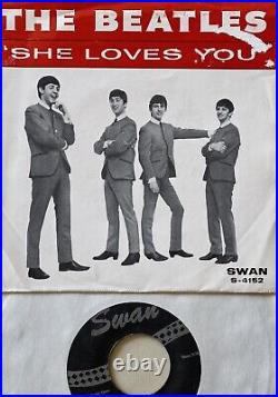 THE BEATLES 45rpm SHE LOVES YOU SWAN S-4152, I'LL GET YOU