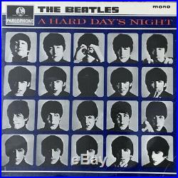 THE BEATLES A Hard Day's Night 1964 UK 2nd Pressing MONO vinyl LP EXCELLENT
