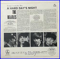 THE BEATLES A Hard Day's Night ORIGINAL 1964 UK FIRST Pressing MONO vinyl LP