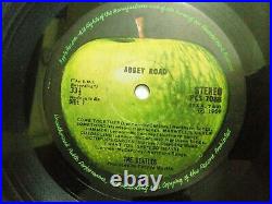 THE BEATLES ABBEY ROAD GREEN APPLE RARE LP record vinyl INDIA INDIAN VG+