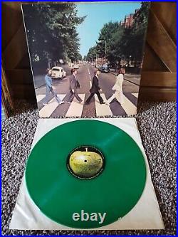 THE BEATLES ABBEY ROAD GREEN COLORED VINYL LP UK Press Excellent condition