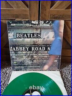 THE BEATLES ABBEY ROAD GREEN COLORED VINYL LP UK Press Excellent condition