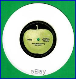 THE BEATLES APPLE EP-1 #0661 White Vinyl! With fold open mini-poster