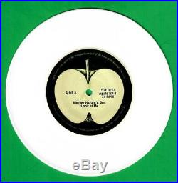 THE BEATLES APPLE EP-1 #0661 White Vinyl! With fold open mini-poster