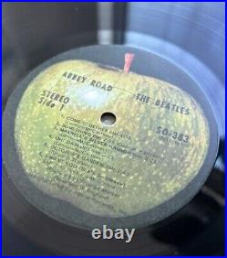 THE BEATLES Abbey Road LP 1969 1st APPLE SO 383 Her Majesty Original Press VG+