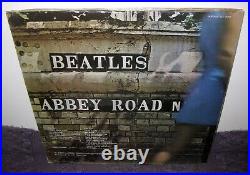 THE BEATLES Abbey Road LP Orig Apple SO-383 Sewer Drain/NO Her Majesty+SHRINK NM