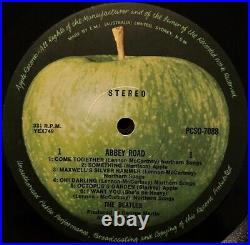 THE BEATLES Abbey Road Vinyl LP Australian Apple 1969 No Her Majesty Misaligned