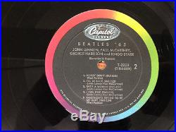 THE BEATLES-BEATLES'65-CAPITOL T 2228-1st Press MONO-Vinyl 8.0, Sleeve 8.0