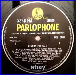 THE BEATLES Beatles For Sale Vinyl Record Album LP Parlophone 1964 & Stereo 1st