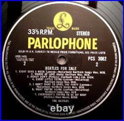 THE BEATLES Beatles For Sale Vinyl Record Album LP Parlophone 1964 & Stereo 1st