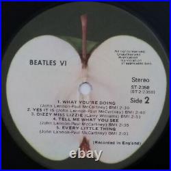 THE BEATLES Beatles VI ST2358 LP Vinyl VG+nr++ Cover VG+ RE All Rightson top