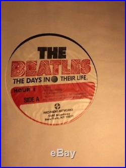 THE BEATLES Days in their lives VINYL 30 hr set 1983 RKO Radio Networks