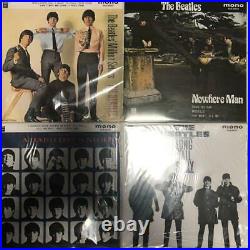 THE BEATLES E. P. COLLECTION BOX 15 title RED Vinyl MONO Japan RARE
