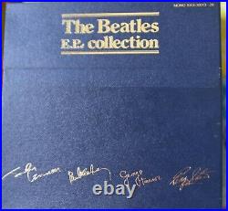 THE BEATLES E. P. Japanese Red Vinyl Mono Box Set with (4) Rare Vintage Books & Tie