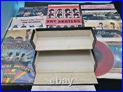 THE BEATLES EP COLLECTION Box 7 Red Vinyl 15 Disc EAS-30013-26 withGolden label