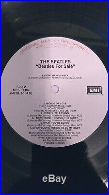 THE BEATLES For Sale Vinyl LP MFSL Original Master Recording Mobile Fidelity NM