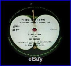 THE BEATLES From Then To You CHRISTMAS 1970 FAN CLUB Vinyl 12 ALBUM Apple, UK