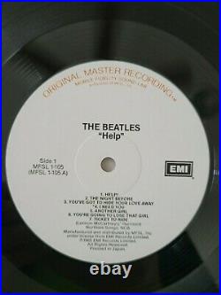 THE BEATLES Help! Mobile Fidelity Sound Labs Vinyl LP MFSL 1985