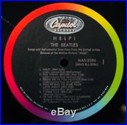 THE BEATLES-Help! Vinyl Album In Mono-CAPITOL #MAS-2386 No Ken Thorne Credits