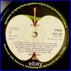 THE BEATLES -Hey Jude- Rare UK Export LP on Apple CPCS 106 (Vinyl Record)