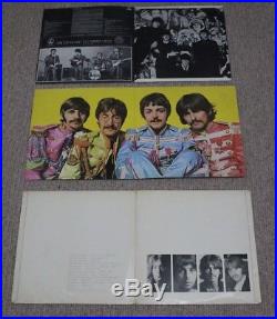 THE BEATLES LOT OF 12 VINYL LP RECORDS 1960s ALL GRADED LISTED & PHOTOS