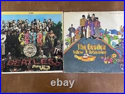 THE BEATLES LP Lot of 36 Record Albums & 14, 7 45 RPM Personal Collection