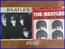 THE BEATLES LP Lot of 36 Record Albums & 14, 7 45 RPM Personal Collection