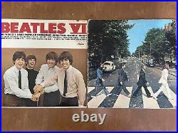 THE BEATLES LP Lot of 36 Record Albums & 14, 7 45 RPM Personal Collection