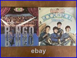 THE BEATLES LP Lot of 36 Record Albums & 14, 7 45 RPM Personal Collection