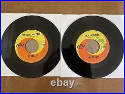 THE BEATLES LP Lot of 36 Record Albums & 14, 7 45 RPM Personal Collection