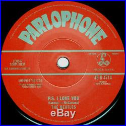 THE BEATLES Love Me Do Rare withdrawn 2012 UK red Parlophone 7 vinyl reissue