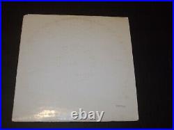 THE BEATLES Low Number WHITE ALBUM With 4 Photos and Damaged Poster
