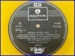 THE BEATLES MAGICAL MYSTERY TOUR LP ORIG 1978 UK IMPORT on YELLOW VINYL BOOK