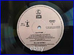THE BEATLES PAUL MCCARTNEY TUG OF WAR RARE LP record vinyl INDIA INDIAN EX