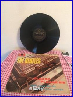 THE BEATLES PLEASE PLEASE ME First Pressing 1963 STEREO VINYL PCS 3042