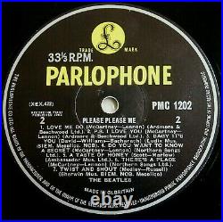 THE BEATLES PLEASE PLEASE ME LP MONO VINYL EX/EX 4th Press Original 1963 Album