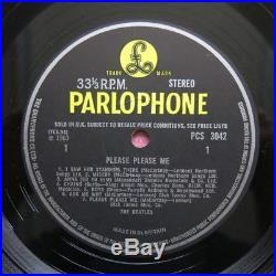 THE BEATLES Please Please Me UK yellow & black label small stereo vinyl LP