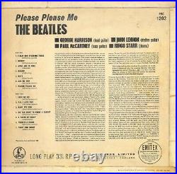THE BEATLES Please Please Me Vinyl Record Album LP Parlophone 1963 Mono Rock Pop