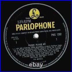 THE BEATLES Please Please Me Vinyl Record Album LP Parlophone 1965 Mono Rock Pop