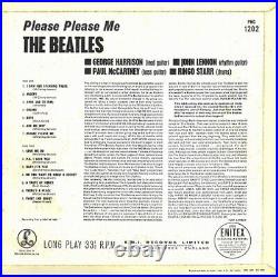 THE BEATLES Please Please Me Vinyl Record LP Parlophone 1963 Mono 1st Black/Gold