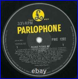 THE BEATLES Please Please Me Vinyl Record LP Parlophone 1963 Mono Original & Pop