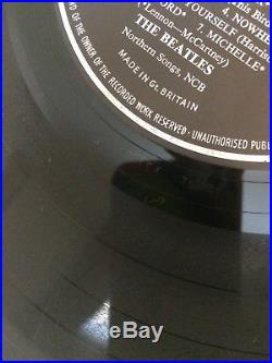 THE BEATLES RUBBER SOUL FIRST 2-2 Pressing ORIGINAL VINYL LP STEREO 1965