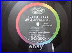 THE BEATLES RUBBER SOUL RARE LP RECORD vinyl USA VG+