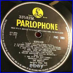 THE BEATLES Revolver 1966 UK Mono Vinyl LP Parlophone PMC7009 original DR ROBERT