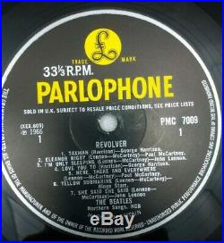 THE BEATLES Revolver 1966 UK WITHDRAWN MONO 1st press 606-1 Vinyl LP HOLY GRAIL