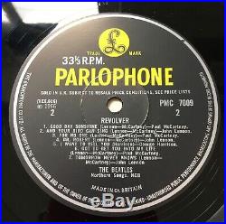 THE BEATLES Revolver UK 1st PRESS 2/1 WITHDRAWN PARLOPHONE 1M/1L VINYL LP NM/EX