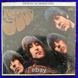 THE BEATLES Rubber Soul LP'65 CAPITOL ST 2442 Stereo SHRINK Rainbow VG+/NM