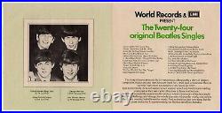 THE BEATLES SINGLES COLLECTION 1976 UK BOX SET 24 SINGLES & PS's NM Vinyl